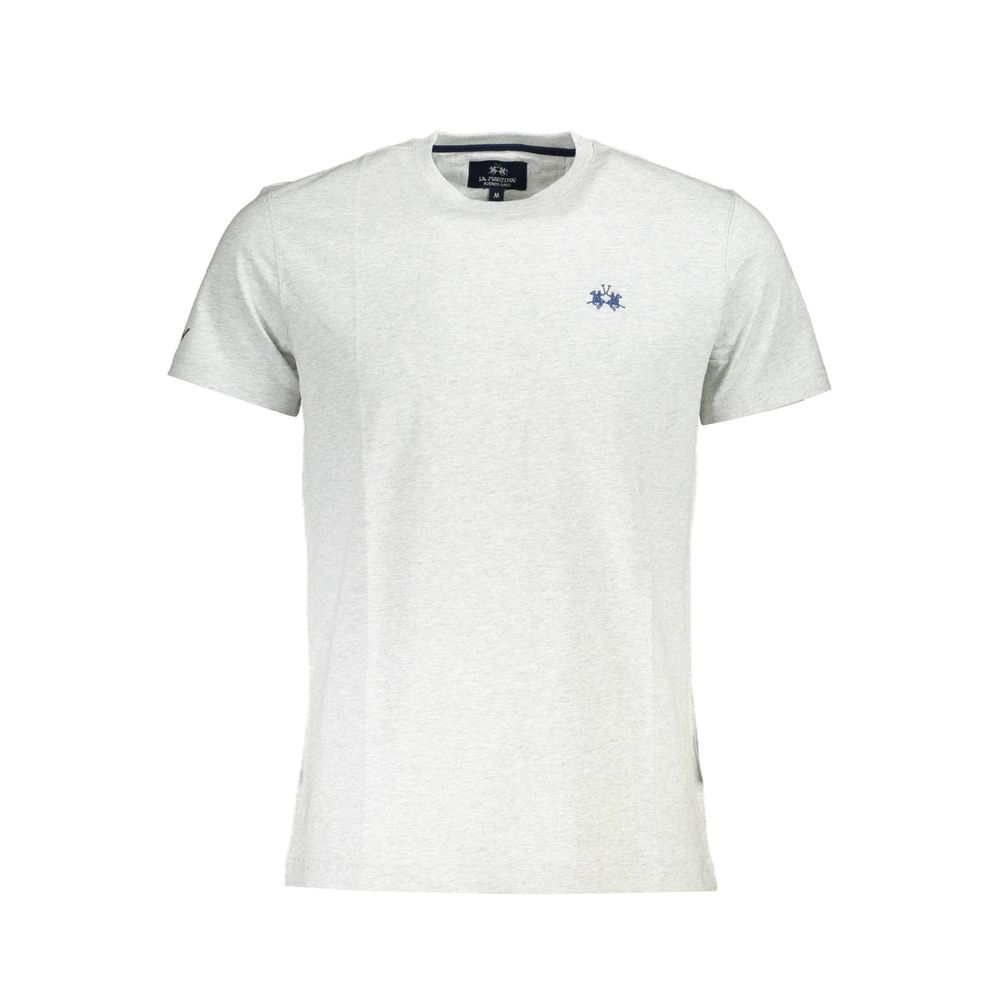 La Martina Grigio Baumwoll-T-Shirt für Herren