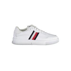 Tommy Hilfiger Weiße Leder-Sneaker für Herren