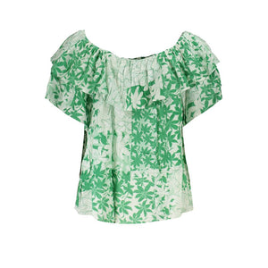 Desigual Verde Baumwoll-T-Shirt für Damen