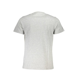 Cavalli Class Grigio Baumwoll-T-Shirt für Herren