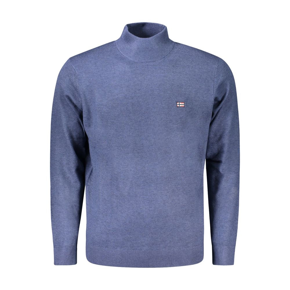 Norway 1963 Blauer Herrenpullover aus Polyamid