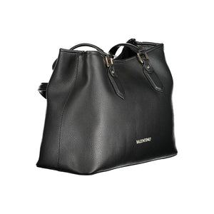Mario Valentino Schwarze Damen-Handtasche aus Polyurethan