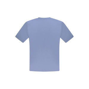 North Sails Blu Baumwoll-T-Shirt für Herren