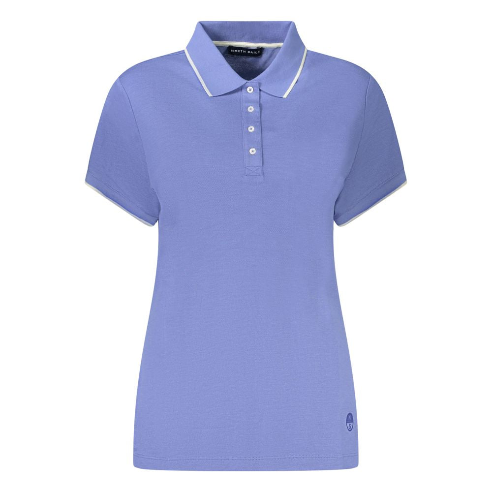 North Sails Baumwoll-Poloshirt in Blau