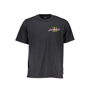 Levi's Schwarzes Baumwoll-T-Shirt für Herren