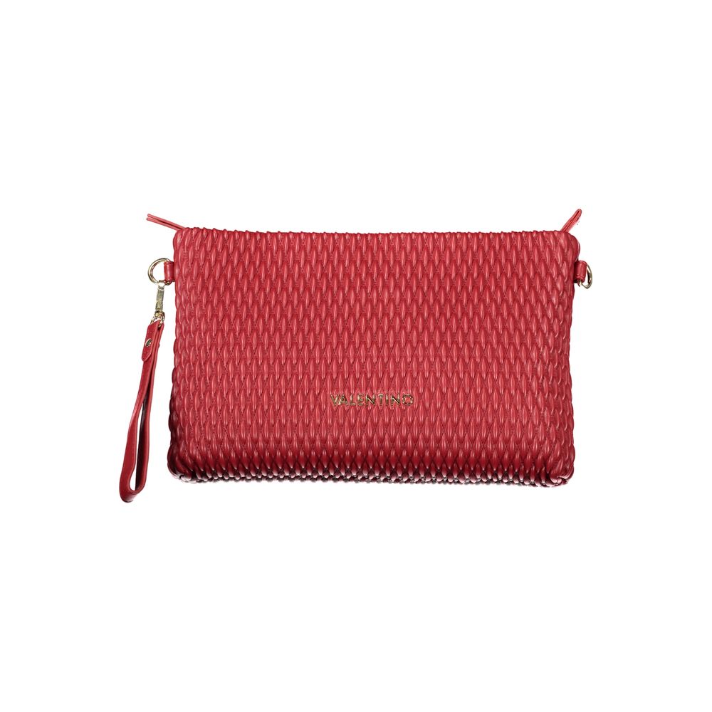 Mario Valentino Rote Damen-Handtasche aus Polyurethan