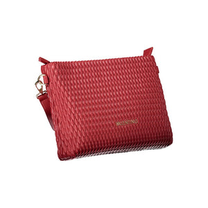 Mario Valentino Rote Damen-Handtasche aus Polyurethan