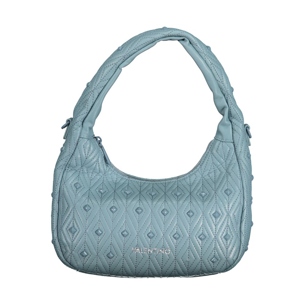 Mario Valentino Blaue Schultertasche aus Polyurethan für Damen