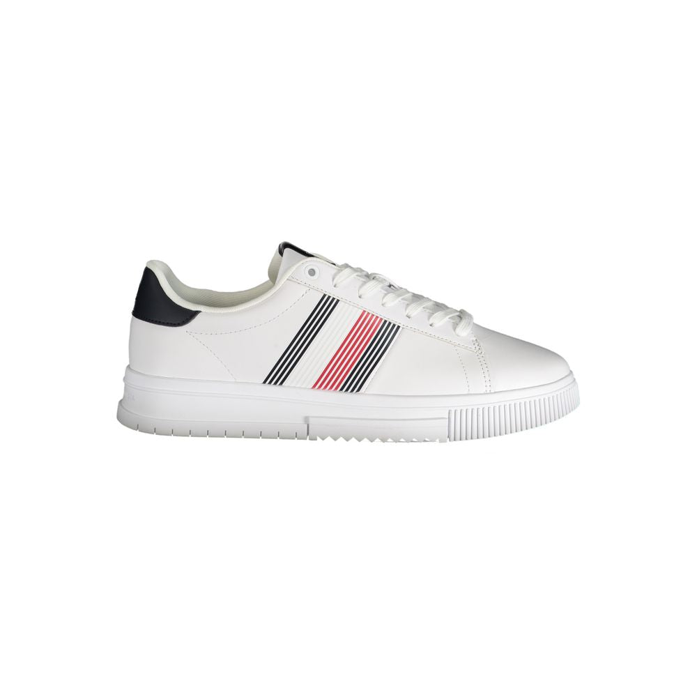 Tommy Hilfiger Weißer Herren-Sneaker aus Polyurethan