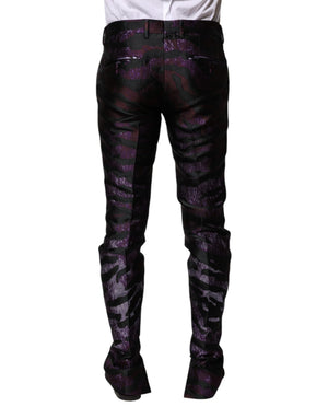 Dolce & Gabbana Gemusterte Hose aus Polyester in verschiedenen Farben