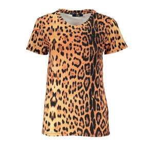 Cavalli Class Baumwoll-T-Shirt in Orange