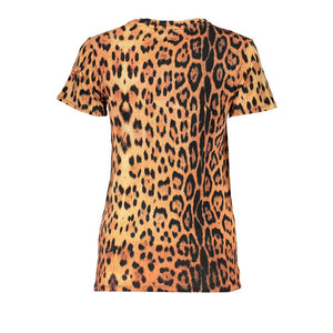 Cavalli Class Baumwoll-T-Shirt in Orange