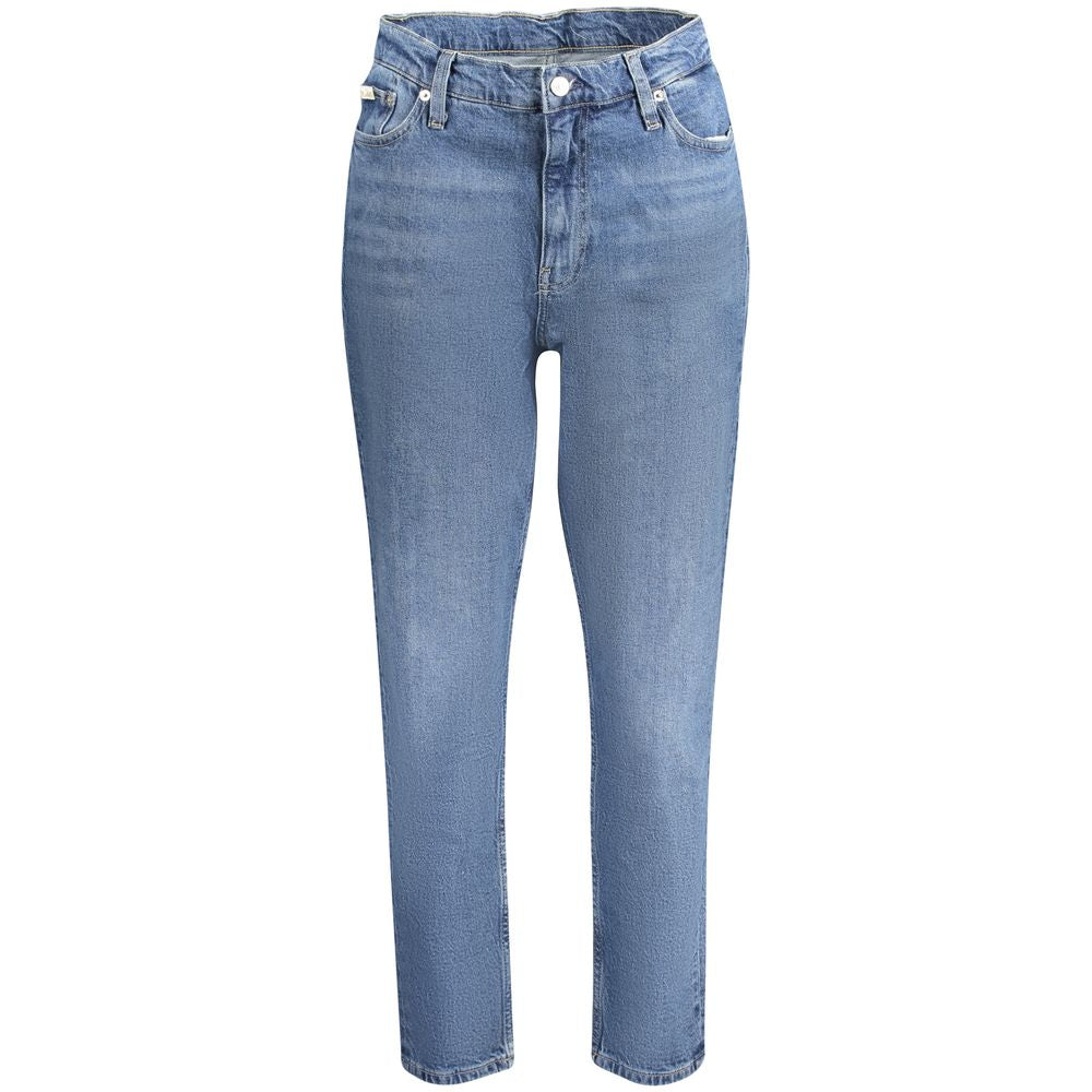 Calvin Klein Blu Baumwoll-Jeans für Damen