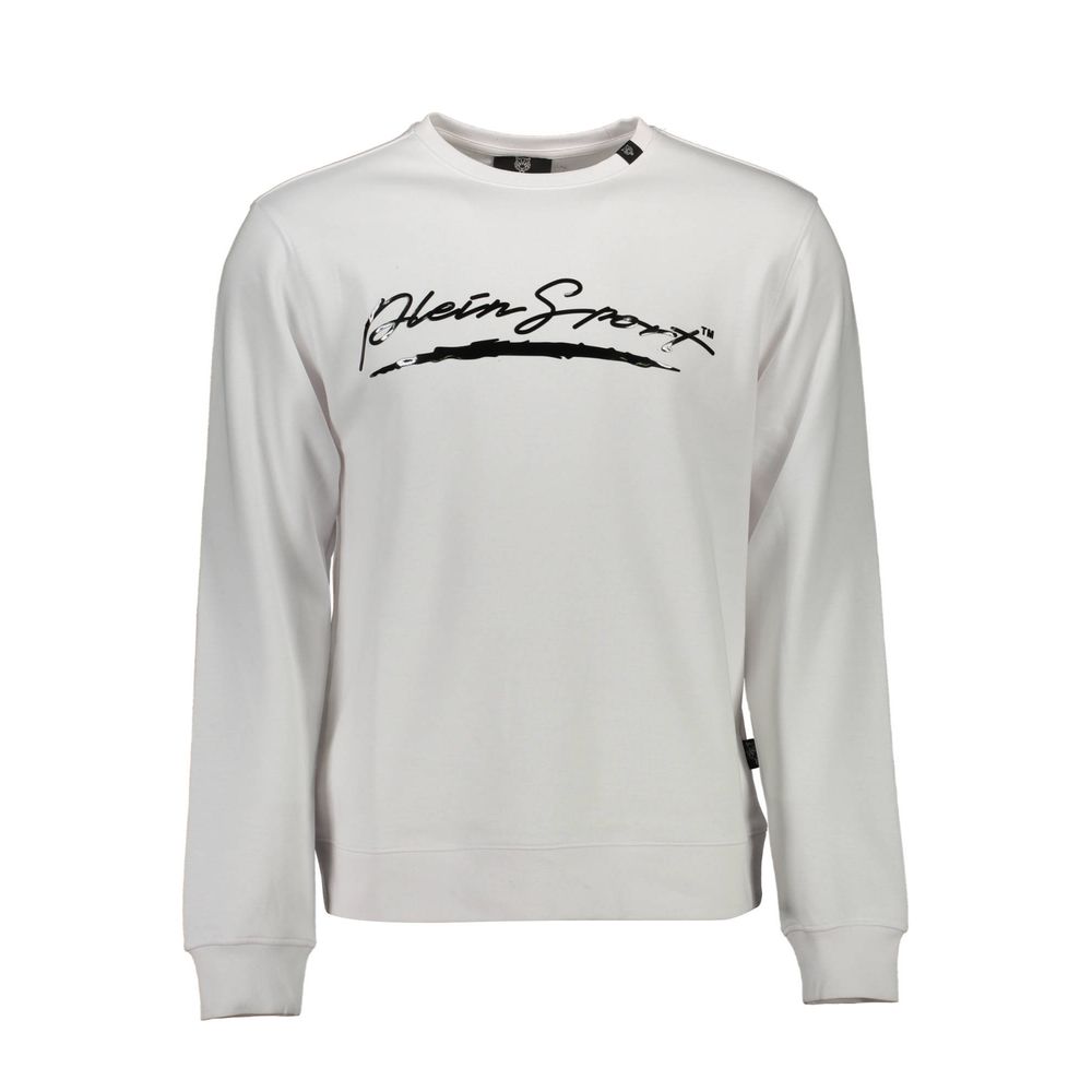 Plein Sport Bianco Baumwoll-Sweatshirt für Herren