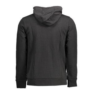 Cavalli Class Schwarzer Herren-Hoodie aus Baumwolle