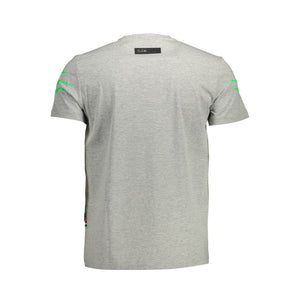 Plein Sport Grigio Baumwoll-T-Shirt für Herren