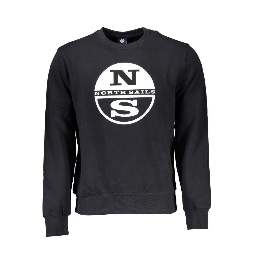North Sails Schwarzer Baumwoll-Sweatshirt