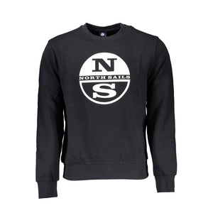 North Sails Schwarzer Baumwoll-Sweatshirt