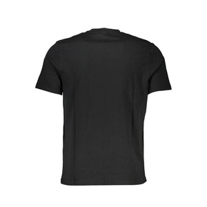 North Sails Schwarzes Baumwoll-T-Shirt für Herren