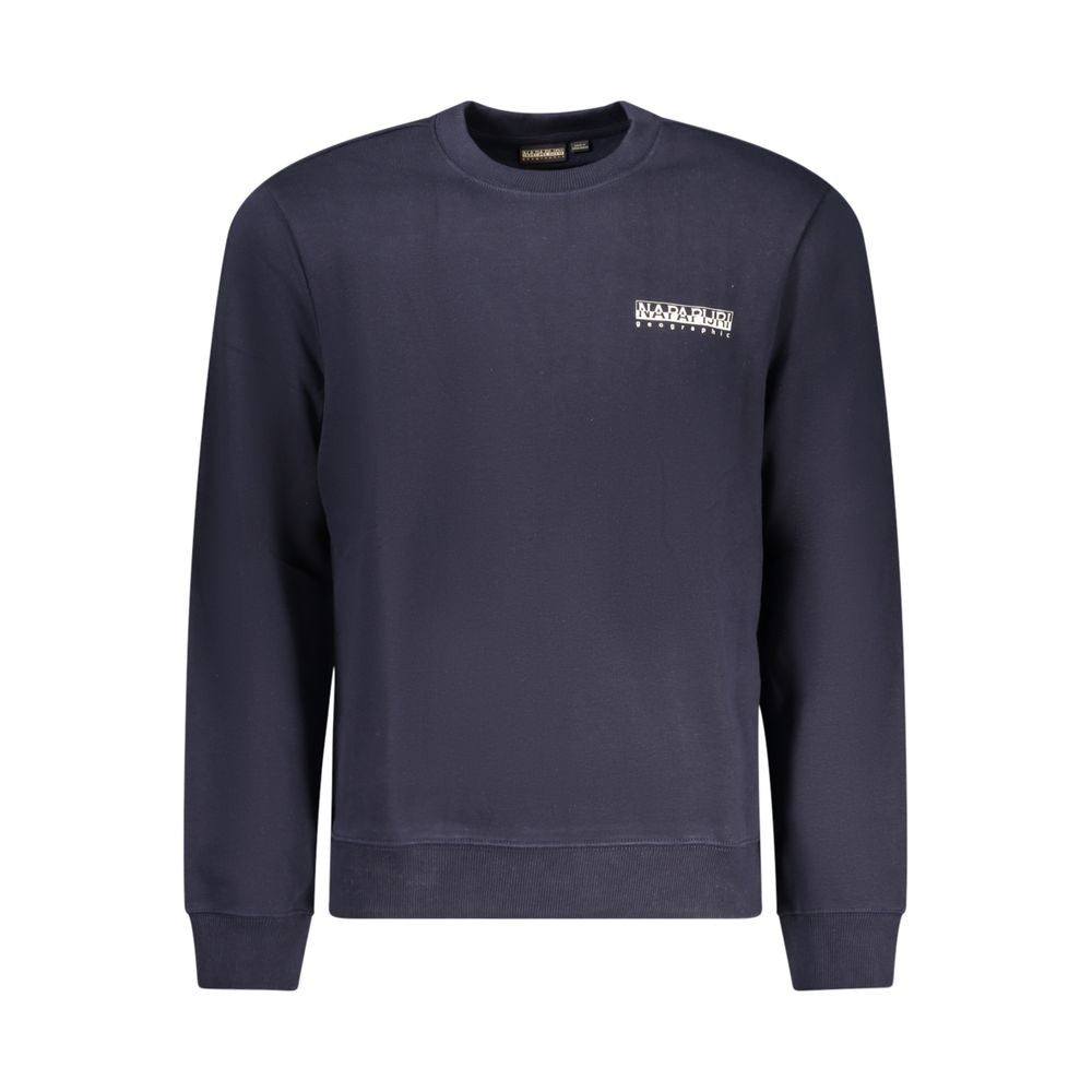 Napapijri Blu Baumwoll-Sweatshirt für Herren