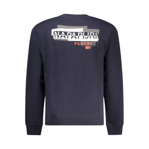 Napapijri Blu Baumwoll-Sweatshirt für Herren