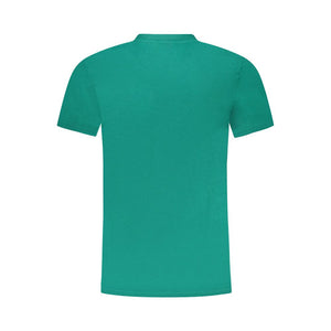 Cavalli Class Verde Baumwoll-T-Shirt für Herren
