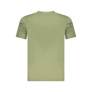 Cavalli Class Verde Baumwoll-T-Shirt für Herren