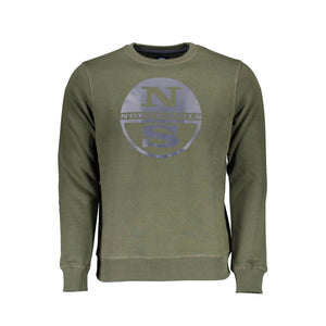 North Sails Verde Baumwoll-Sweatshirt für Herren