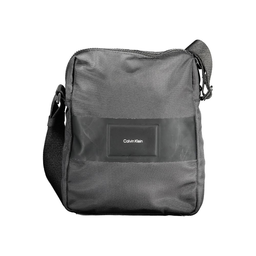 Nero Polyester Mens Shoulder Bag