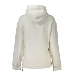 Calvin Klein Weißes Baumwoll-Sweatshirt für Damen