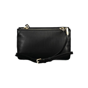 Black Polyester Women's Shoulder Bag