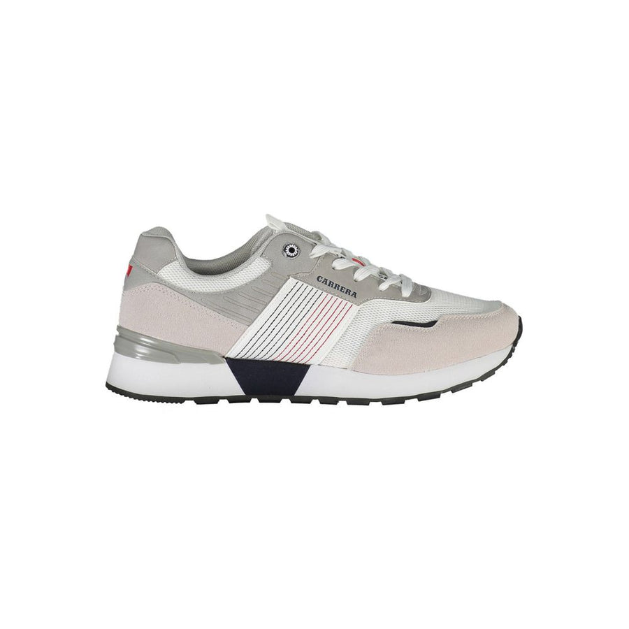 Carrera Weißer Herren-Sneaker aus Polyurethan