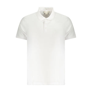White Cotton Men Polo