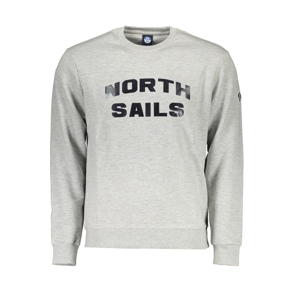 North Sails Grauer Baumwoll-Sweatshirt für Herren