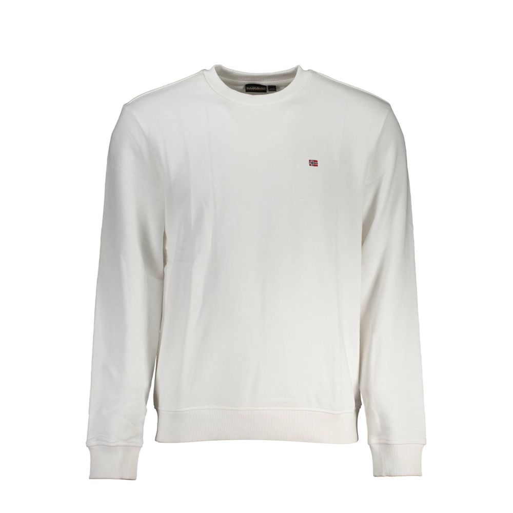 Napapijri Bianco Baumwoll-Sweatshirt für Herren