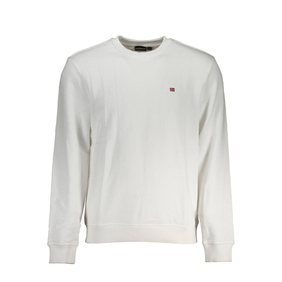 Napapijri Bianco Baumwoll-Sweatshirt für Herren