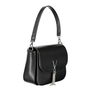 Mario Valentino Schwarze Damen-Handtasche aus Polyurethan