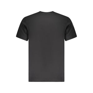 Fila Schwarzes Herren-T-Shirt aus Bio-Baumwolle