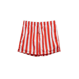 Emporio Armani Rote Polyester-Badehose