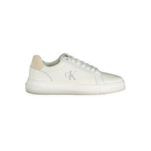 Calvin Klein Herren-Sneaker aus weißem Polyurethan