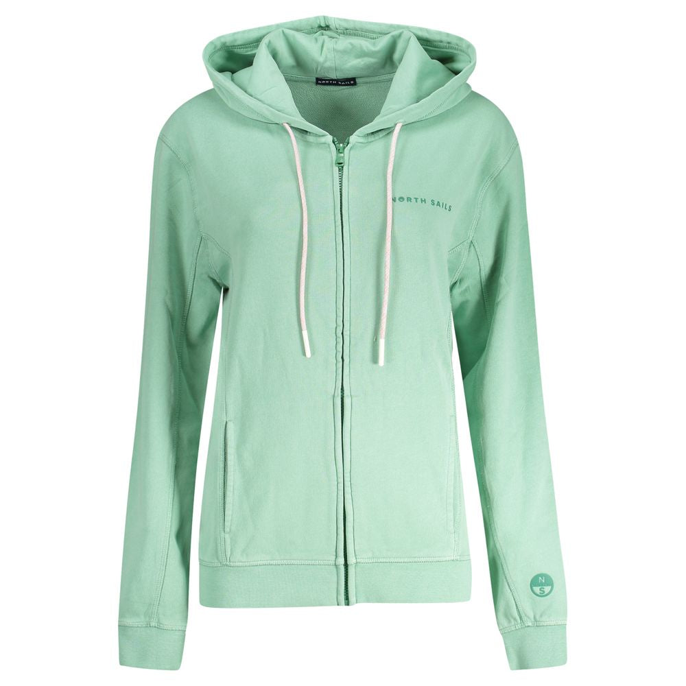 North Sails Baumwoll-Sweatshirt in Grün