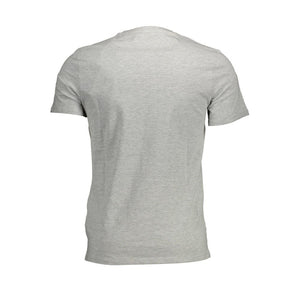 Guess Jeans Graues Baumwoll-T-Shirt