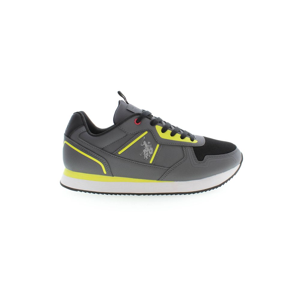 U.S. POLO ASSN. Grauer Polyester-Sneaker