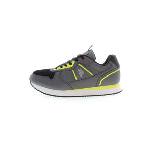 U.S. POLO ASSN. Grauer Polyester-Sneaker