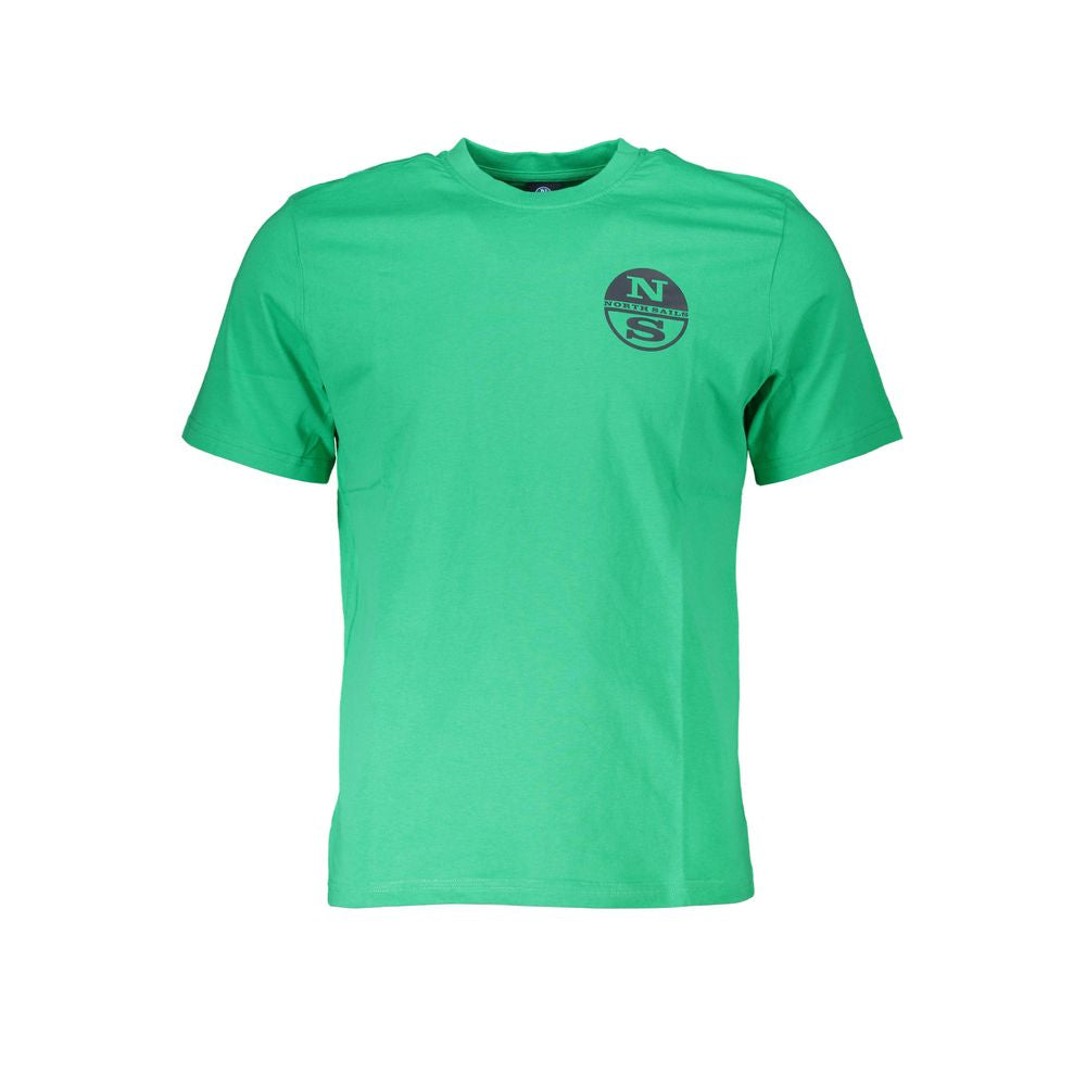 North Sails Verde Baumwoll-T-Shirt für Herren