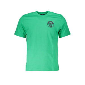 North Sails Verde Baumwoll-T-Shirt für Herren