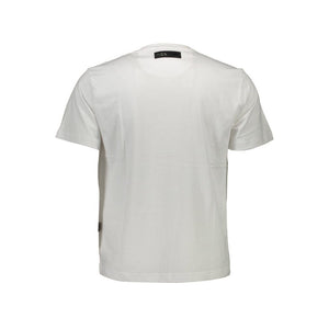 Plein Sport Weißes Herren-T-Shirt aus Baumwolle