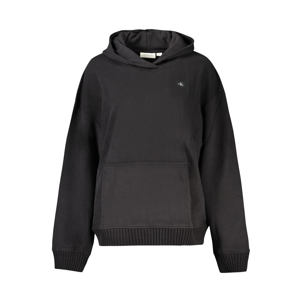 Calvin Klein Schwarzer Baumwoll-Sweatshirt für Damen
