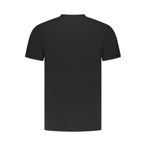 Cavalli Class Schwarzes Baumwoll-T-Shirt für Herren