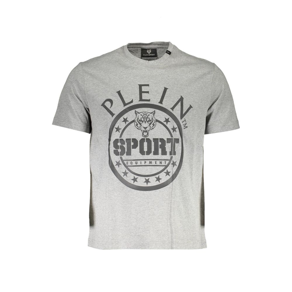 Plein Sport Grigio Baumwoll-T-Shirt für Herren